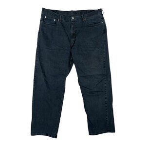 Levi’s 550 Black Denim Jeans Size 40x30 Faded Stained Grunge